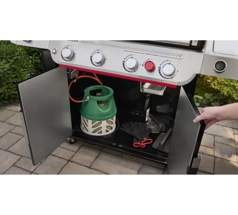 Газовый гриль Weber Генезис Черный (Genesis E-435W Black)