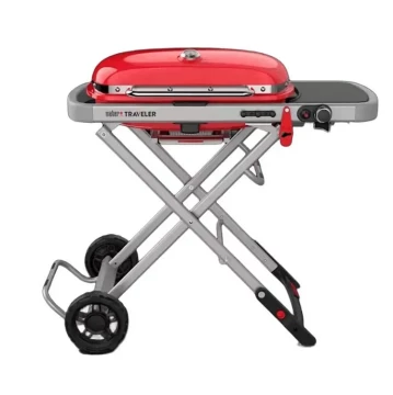 Газовый гриль Weber Тревелер (Traveler) красный ASIA