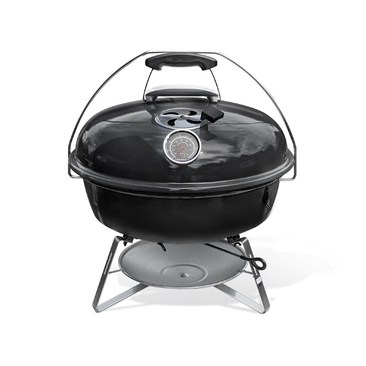 Гриль угольный SnS Grills Travel Kettle, 47 см, чёрный, (без корзины SNS)